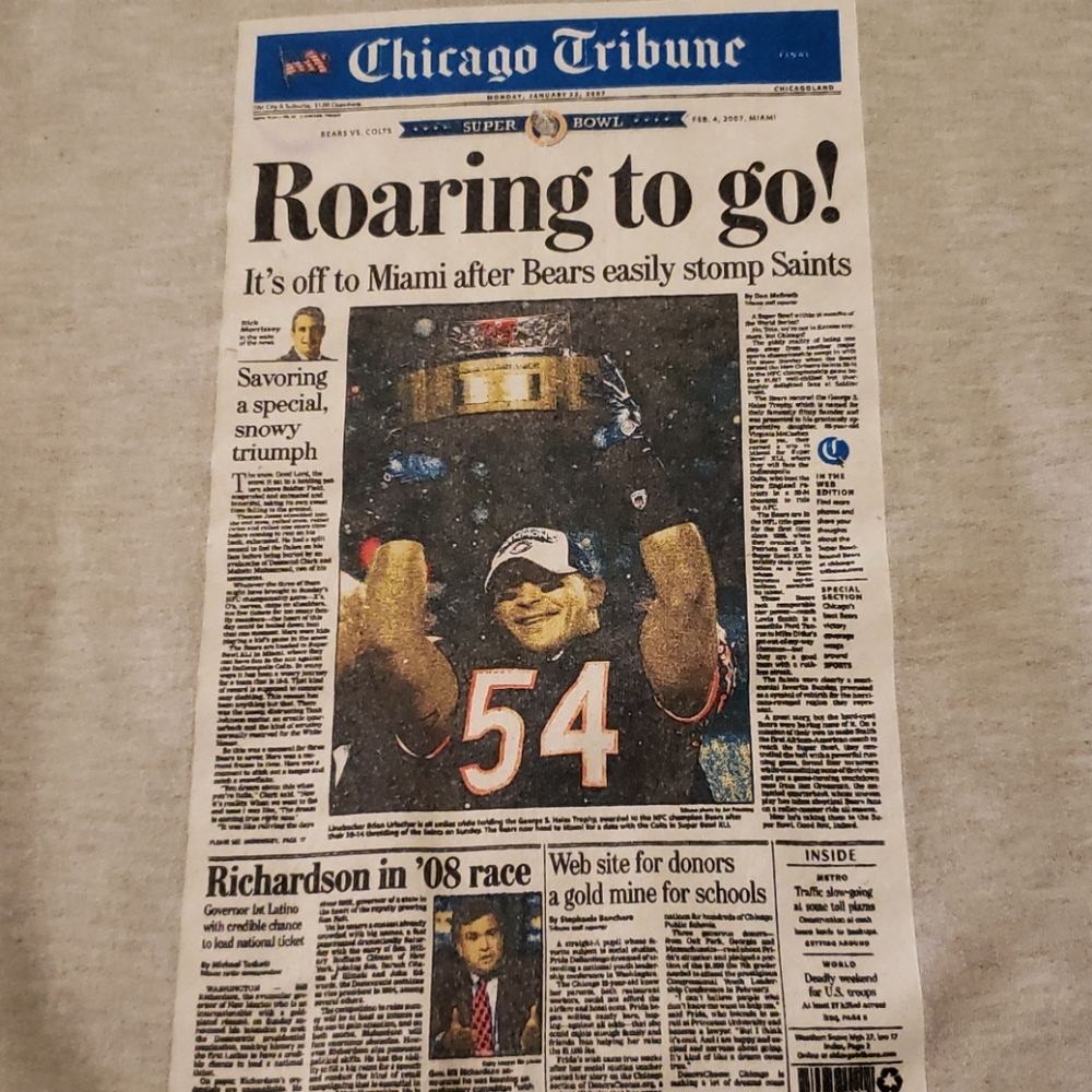 Super bowl bears